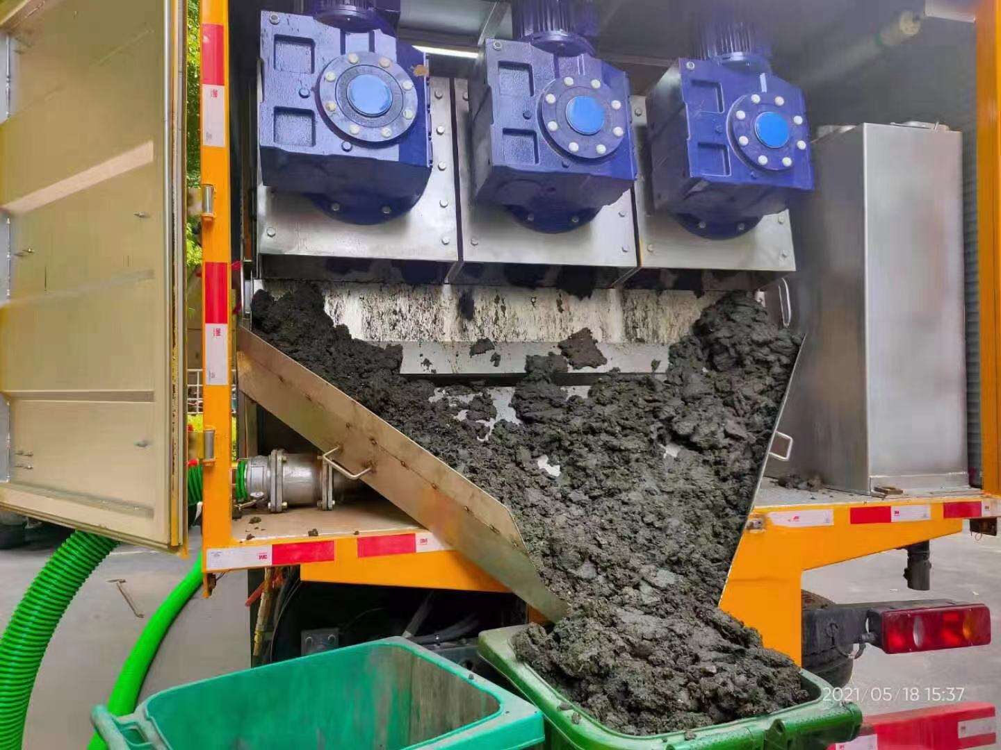 阿克塞化粪池清掏城市维护站-泥浆净化干湿分离处理